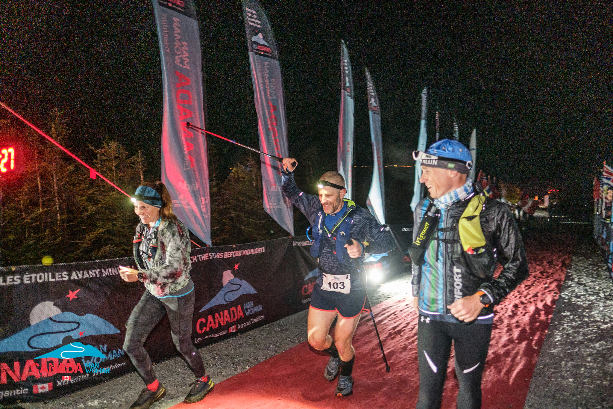 Mountain biking on ridge during International Raid
